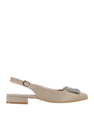 Nila & Nila Woman Ballet Flats Sage Green Size 8 Textile Fibers