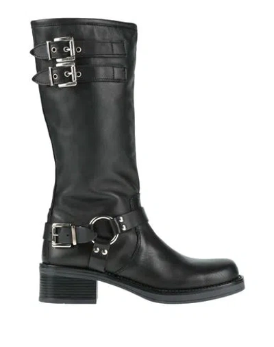 Nila & Nila Woman Boot Black Size 8 Leather