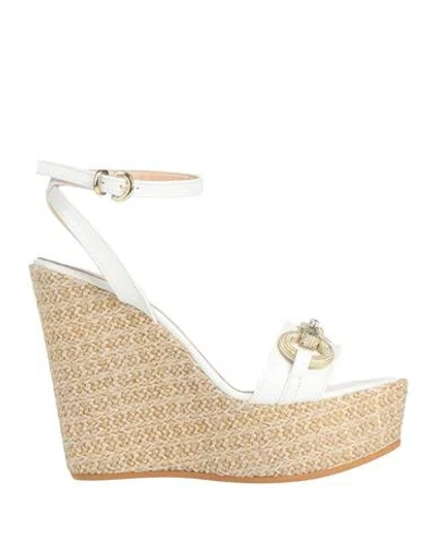 Nila & Nila Woman Espadrilles White Size 8 Synthetic Fibers