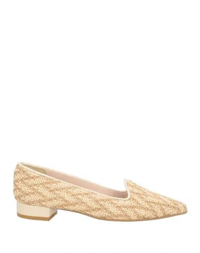 Nila & Nila Woman Loafers Beige Size 8 Synthetic Material In Neutral
