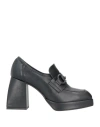 Nila & Nila Woman Loafers Black Size 6 Soft Leather