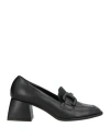 Nila & Nila Woman Loafers Black Size 7 Leather