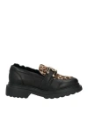Nila & Nila Woman Loafers Black Size 8 Leather