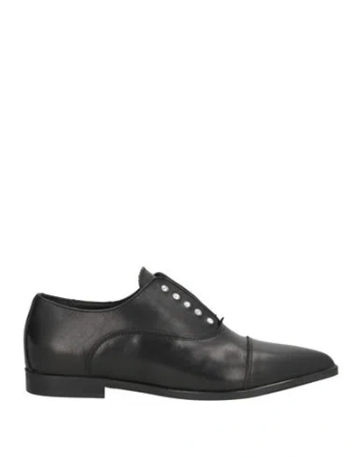 Nila & Nila Woman Loafers Black Size 8 Leather