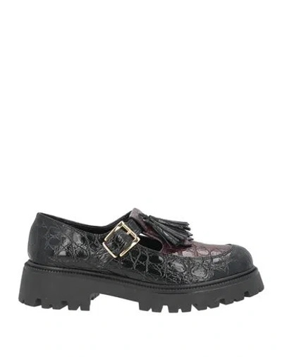 Nila & Nila Woman Loafers Black Size 8 Leather