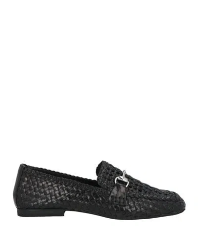 Nila & Nila Woman Loafers Black Size 8 Leather