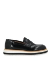 Nila & Nila Woman Loafers Black Size 8 Leather