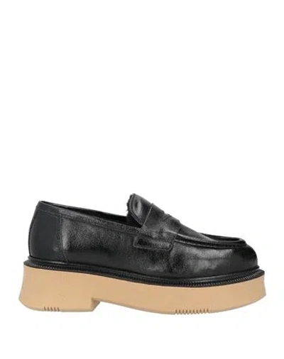 Nila & Nila Woman Loafers Black Size 8 Soft Leather