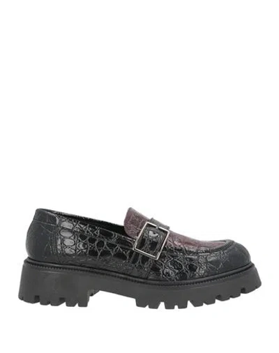 Nila & Nila Woman Loafers Black Size 8 Synthetic Material