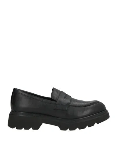 Nila & Nila Woman Loafers Black Size 9 Leather