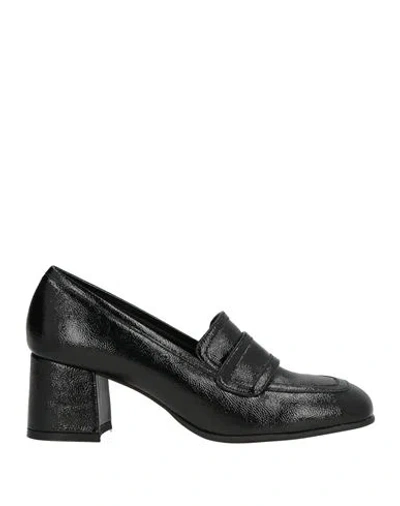 Nila & Nila Woman Loafers Black Size 9 Synthetic Material