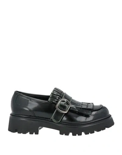 Nila & Nila Woman Loafers Dark Green Size 9 Synthetic Material In Multi
