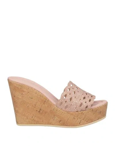 Nila & Nila Woman Mules & Clogs Blush Size 8 Textile Fibers