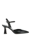 Nila & Nila Woman Pumps Black Size 7 Synthetic Fibers In Black
