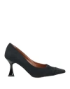 Nila & Nila Woman Pumps Black Size 7 Textile Fibers In Black