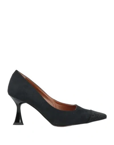 Nila & Nila Woman Pumps Black Size 7 Textile Fibers