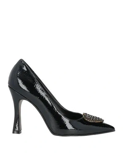 Nila & Nila Woman Pumps Black Size 7 Textile Fibers