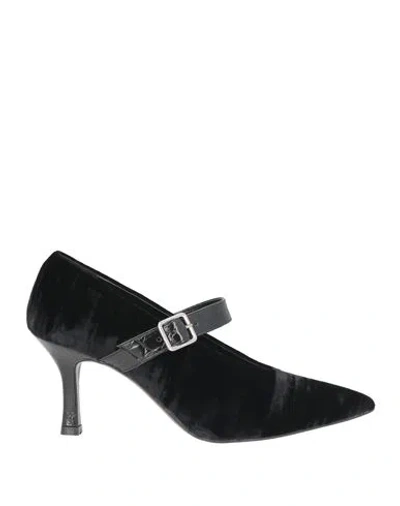 Nila & Nila Woman Pumps Black Size 8 Textile Fibers
