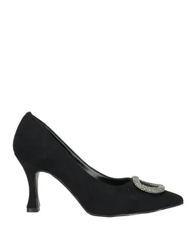 Nila & Nila Woman Pumps Black Size 8 Textile Fibers