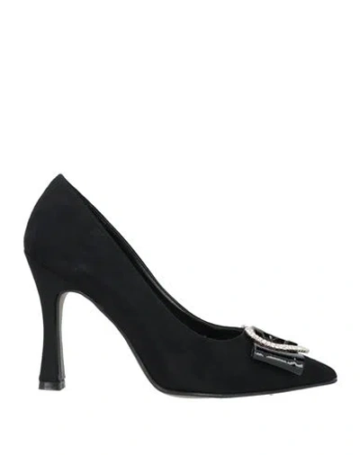 Nila & Nila Woman Pumps Black Size 8 Textile Fibers