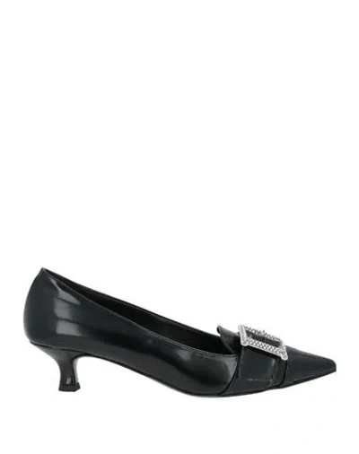 Nila & Nila Woman Pumps Black Size 9 Synthetic Material