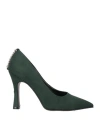Nila & Nila Woman Pumps Dark Green Size 8 Textile Fibers In Green