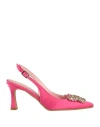 Nila & Nila Woman Pumps Fuchsia Size 8 Textile Fibers In Pink
