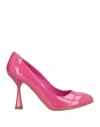 Nila & Nila Woman Pumps Magenta Size 8 Synthetic Fibers In Magenta