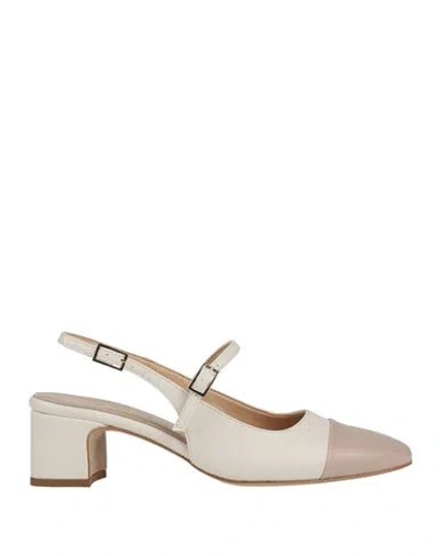 Nila & Nila Woman Pumps Off White Size 6 Textile Fibers