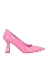 Nila & Nila Woman Pumps Pink Size 8 Textile Fibers In Pink