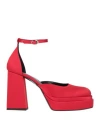 Nila & Nila Woman Pumps Red Size 8 Textile Fibers