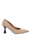 Nila & Nila Woman Pumps Sand Size 8 Textile Fibers In Beige