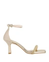 Nila & Nila Woman Sandals Beige Size 7 Synthetic Fibers