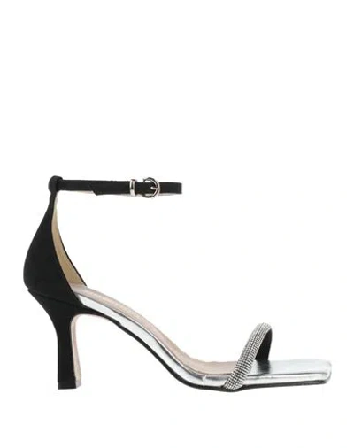 Nila & Nila Woman Sandals Black Size 7 Synthetic Fibers