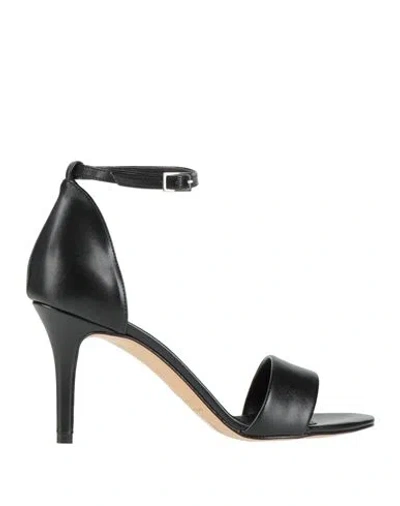 Nila & Nila Woman Sandals Black Size 8 Leather