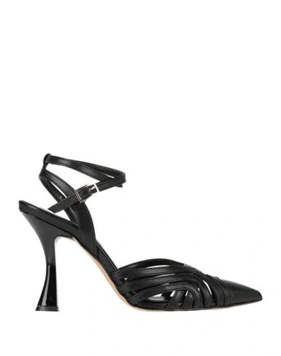 Nila & Nila Woman Pumps Black Size 7 Textile Fibers