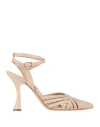 Nila & Nila Woman Pumps Blush Size 8 Textile Fibers In Pink