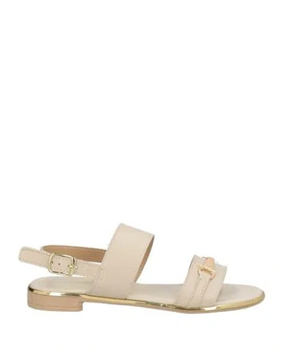 Nila & Nila Woman Sandals Ivory Size 6 Leather In White