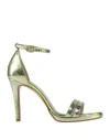 Nila & Nila Woman Sandals Light Green Size 8 Synthetic Fibers
