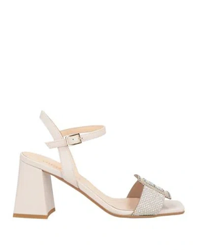 Nila & Nila Woman Sandals Light Pink Size 8 Leather