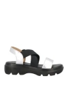 Nila & Nila Woman Sandals Silver Size 7 Leather In Silver