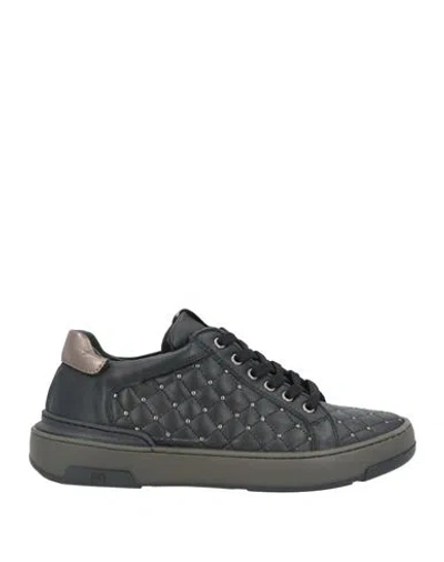 Nila & Nila Woman Sneakers Black Size 6 Soft Leather