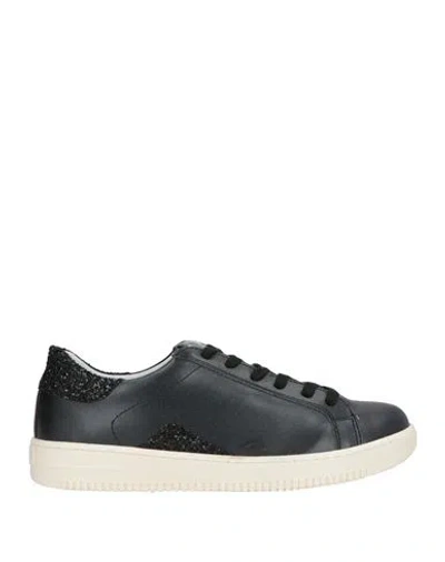 Nila & Nila Woman Sneakers Black Size 9 Leather