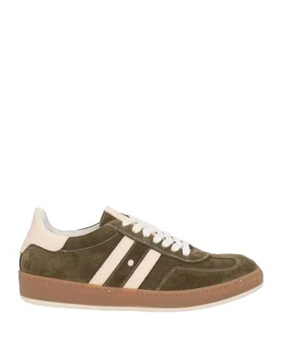 Nila & Nila Woman Sneakers Dark Green Size 7 Leather