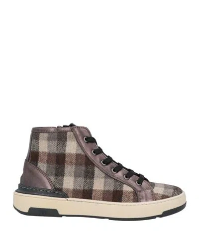 Nila & Nila Woman Sneakers Grey Size 8 Textile Fibers
