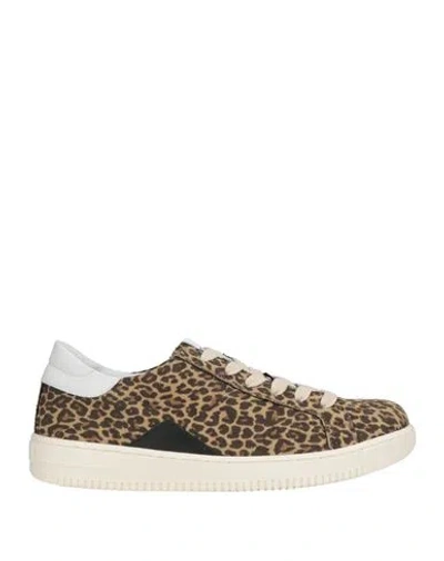 Nila & Nila Woman Sneakers Sand Size 9 Textile Fibers In Multi