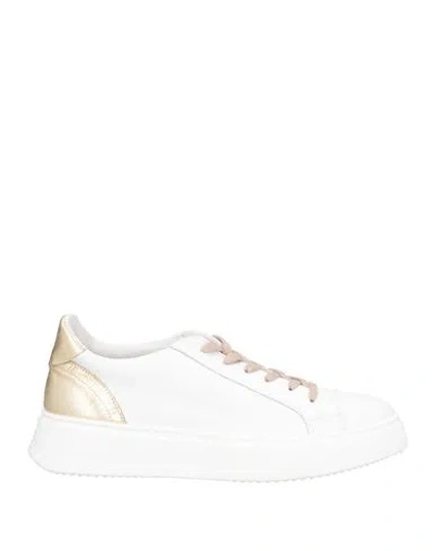 Nila & Nila Woman Sneakers White Size 8 Leather