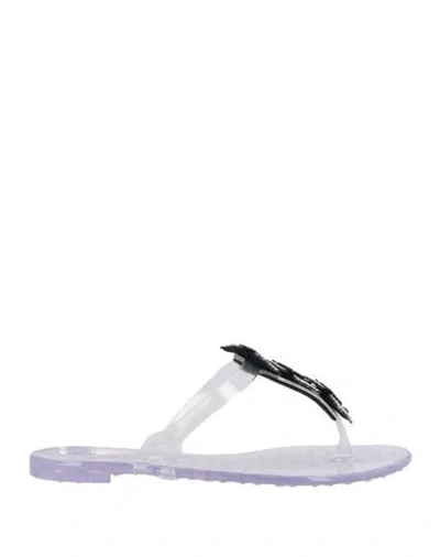 Nila & Nila Woman Thong Sandal Transparent Size 7 Rubber
