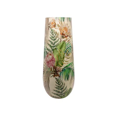 Nila Parmar Designs Green Canopy Forest Tall  Vase