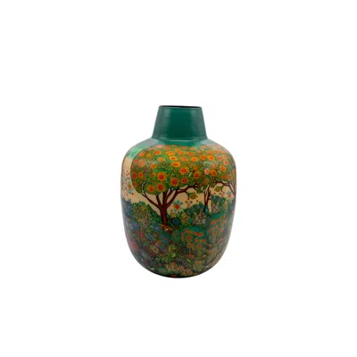 Nila Parmar Designs Green Secret Garden Bud Vase
